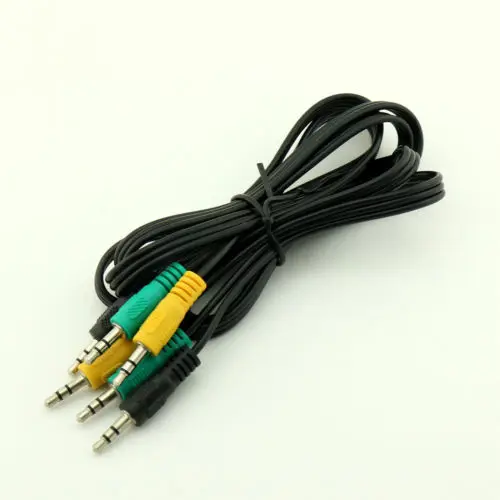1pcs Replacement 3.5mm Male TRS Audio Cable for 5.1 Channel Logitech Computer Speakers 5FT 1pcs Replacement 3.5mm Male TRS Audio Cable for 5.1 Channel Logitech Computer Speakers 5FT