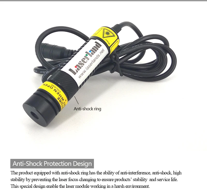 Módulo de Laser Corte de Madeira Linha Vermelha Ponto Cruz Capilar Foco Localizador 16*68mm 50mw 100mw 200mw 650nm 7 Módulo de laser, 16*68mm, 50mw, 100mw, 200mw,
