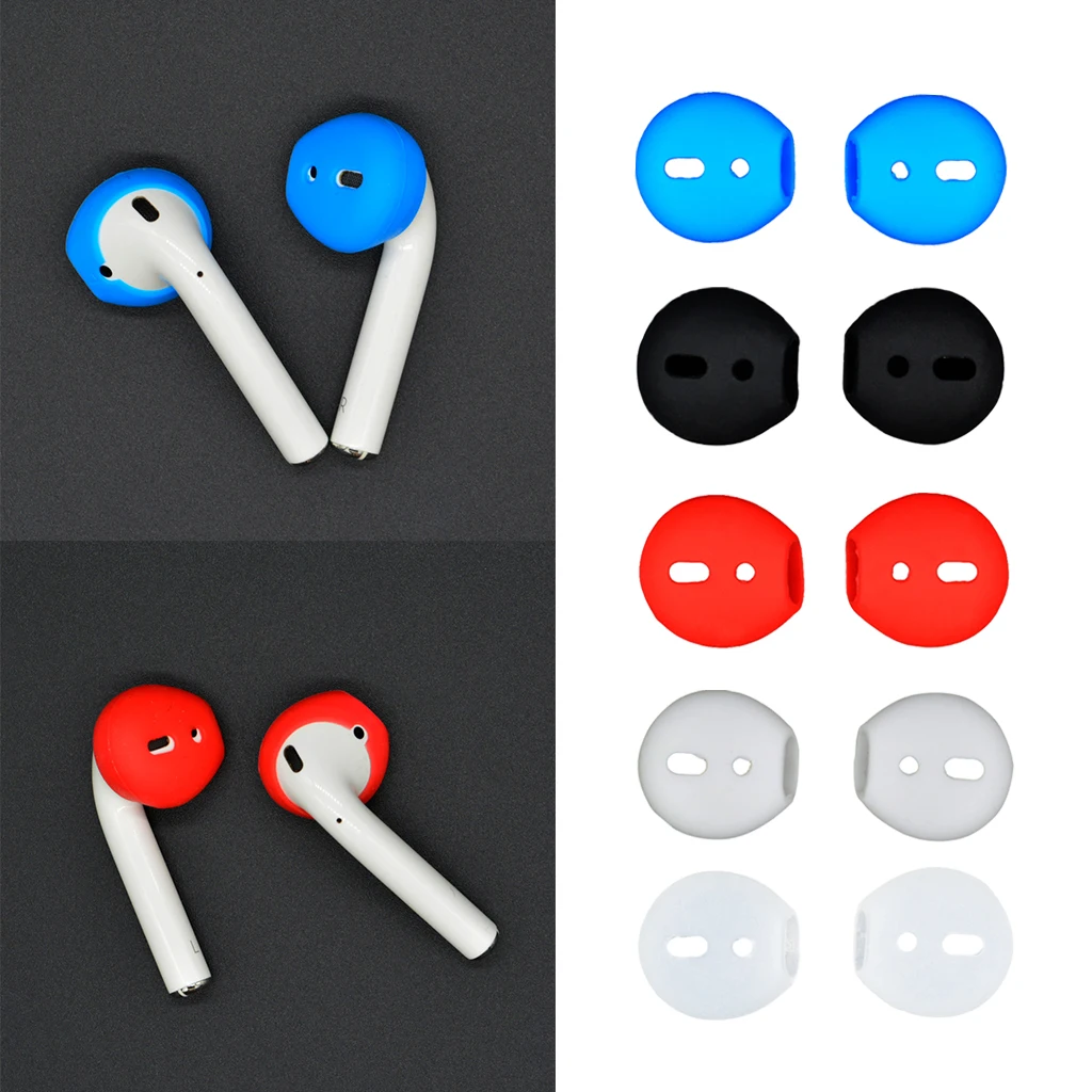 

Soft Anti-Slip Silicone Ear Tips In-Ear Eartips Earbuds Skin Cover Earbuds Tips for Apple Airpods Wireless Earphone