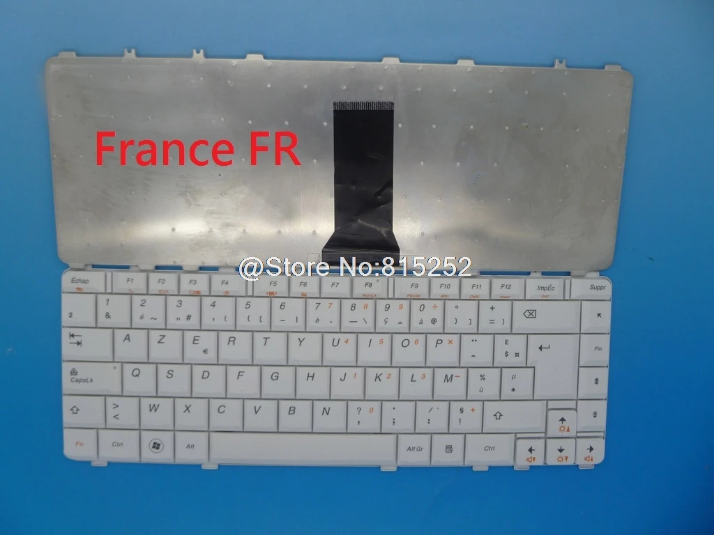 Laptop Keyboard For lenovo Y450 Y460 Y550 B460 V460 France FR Hebrew HB Japanese JP JA Canada CA 25008290 25008233 New