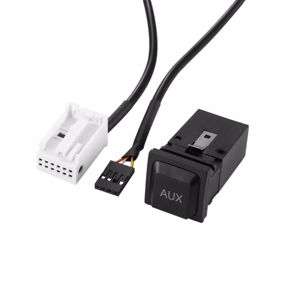 ONEVER Автомобильный USB адаптер аудио кабель переключатель разъемом Aux In для RNS315 RCD510 Magotan L поло Touran