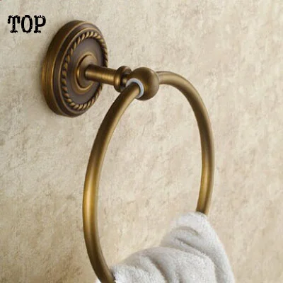 Архаизмы полотенце кольцо все медь ванной аппаратными аксессуарами Европейский повесить полотенце для ванной вешалка для полотенец