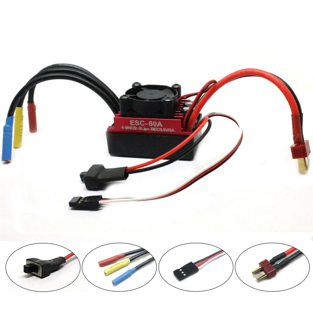 S3650 3900KV 5200KV бесщеточный двигатель + 60A ESC комбинированная программная карта для 1/10