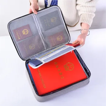 

Multi-layer Waterproof Document Bag Travel File Folder Case Credential Bags Notebooks Pens Computer Organizer Accessories