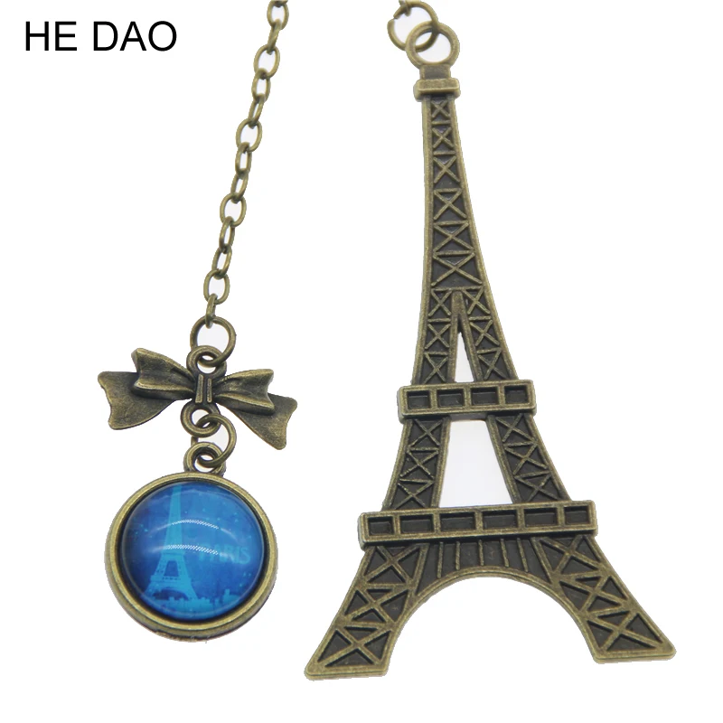 

Vintage Eiffel Tower Metal Bookmarks For Book Creative Item Kids Gift Korean Stationery Supplies