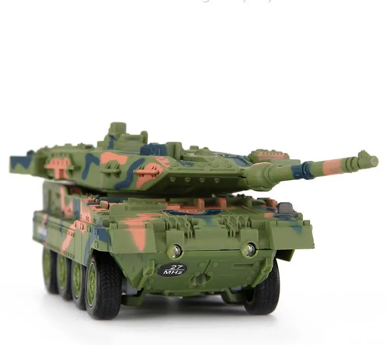 RC Toys Mini 4CH Remote Control Battle Tank Car RC Military Model Vehicle Electrict RC Tank Toys Christmas Gift for Kids