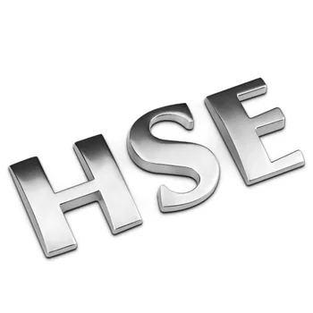 

High Specification Edition HSE Logo Car Emblem Sticker For Land Rover Range Rover Sport Rear Trunk Metal Badge Decal Accessories