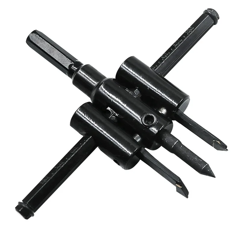 

Opening Hole Range Aircraft Type Hole Cutter Woodworking Drill Adjustable Core Drill Bit Plastic Hole Opening 30-120/200mm h5
