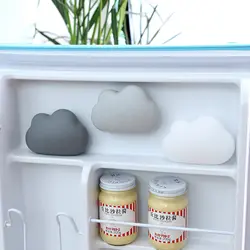 Симпатичные Облако на присосках Дезодоратор с бамбуковым углем для холодильник. холодильник освежитель воздуха для удаления вкус, белая