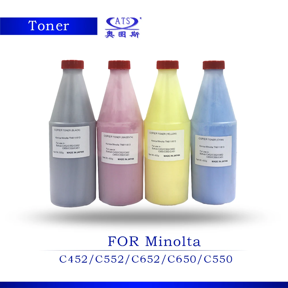 

1PCS/set 400G Toner Poudre Photocopy Machine Toner Powder for Konica Minolta Toner C452 552 652 650 550