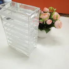 Новинка ресниц Плитки акрил Индивидуальный Наращивание ресниц поддон Smart клей кольцо Накладные ресницы клей держатель макияж