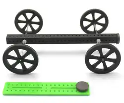 Магнитная модель автомобиля игрушка DIY небольшое производство Технология научно экспериментальный комплект запасных Запчасти игрушки и