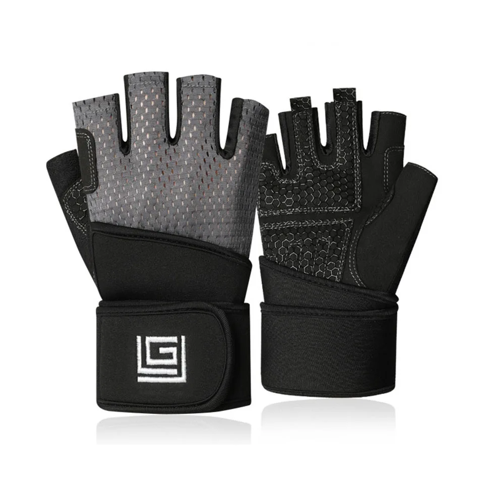 Gym Gloves Heavyweight Sports Exercise Weight Lifting Gloves Breathable Body Building Training Sport Fitness Gloves