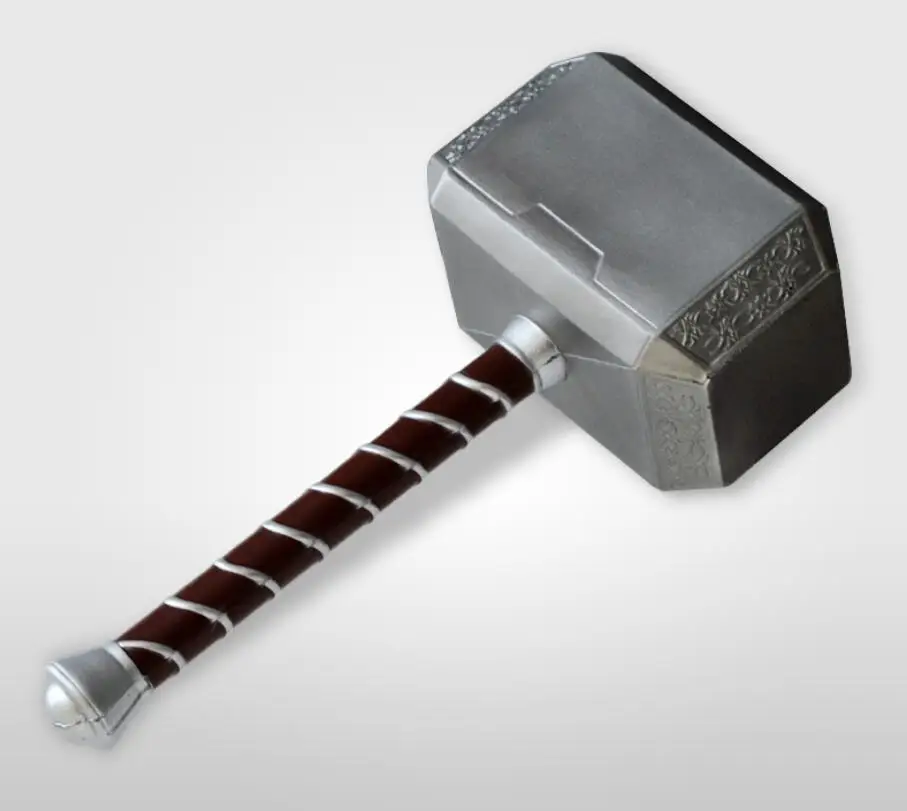 73cm Cosplay 1: 1 Thor Hammer Ax Ax Hammer Thor Thunder Stormbreaker Figure Model Role Playing PU Toy