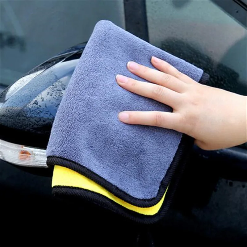 Microfiber Cleaning Cloth Kitchen Towel Thicken Washing Drying Plush Polyester Fiber 30*60cm Scouring Pad|Чистящие салфетки| |
