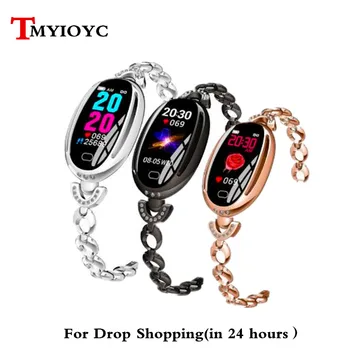 

E68 fashion sport Fitness Smart band women Waterproof Heart Rate Blood Pressure Blood oxygen monitor SmartWatch Wristband
