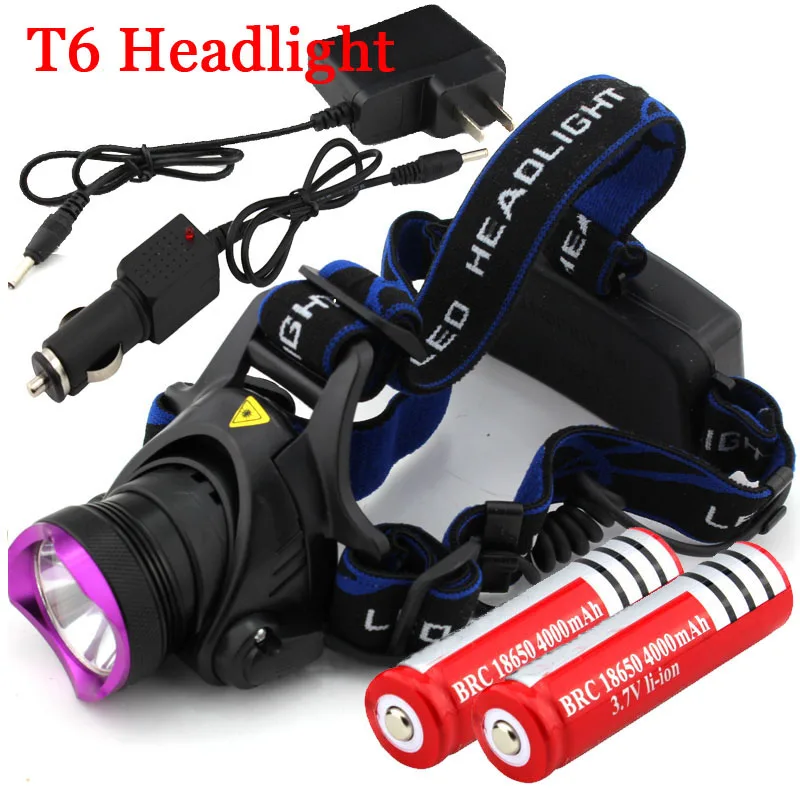 2000 font b Lumens b font CREE XM L XML T6 LED Headlamp Headlight font b