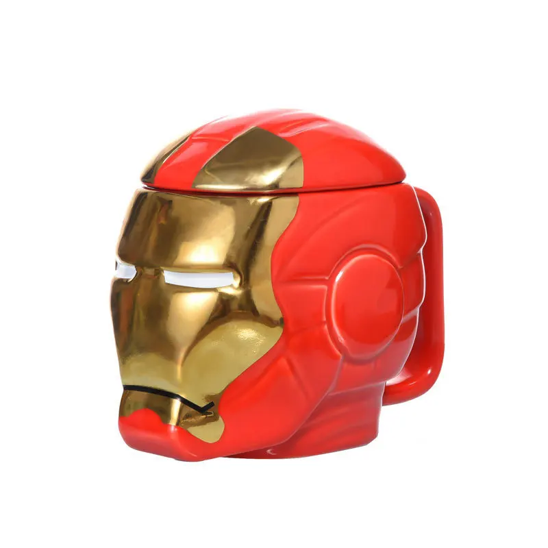 

3D 750ml Creative High Capacity The Avengers Iron Man Ceramics Mug Coffee Tea Milk Hot Water Cup Drinkware Caneca Boyfriend Gift