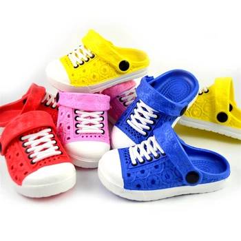 

Unisex Children Beach Rubber Slippers Kids Unisex Baby Boys Clogs Shoes Girls Sandals Garden Slippers Drag For 1-5 Years