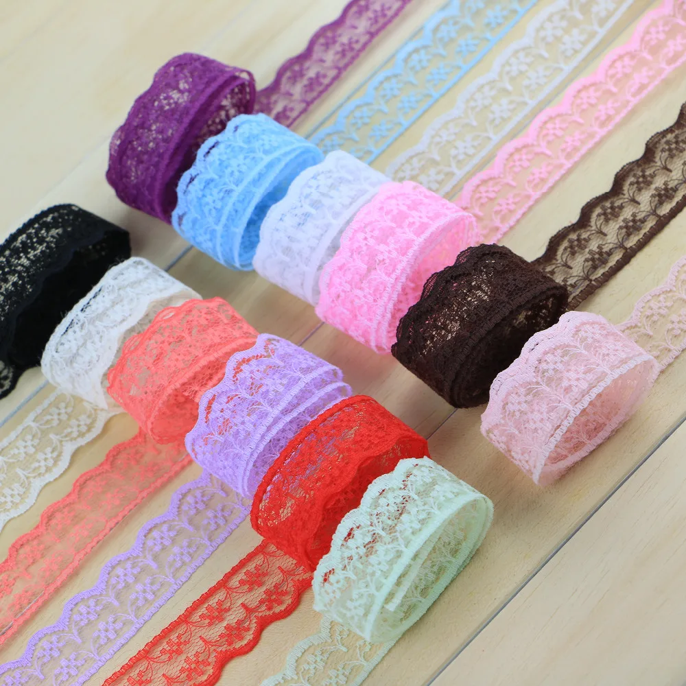 Width 20MM 10yard/lot embroidered lace trim french ruban dentelle