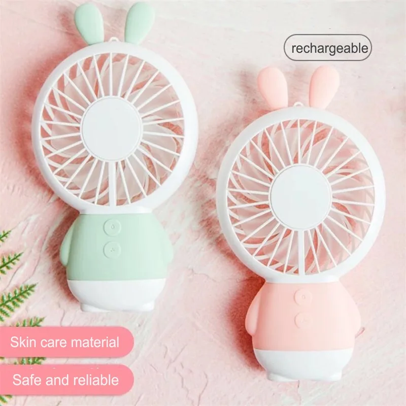 

Mini Usb Fan Portable Hand Led Night Light Battery Operated Usb Power Handheld Cooler Electric Home Charging