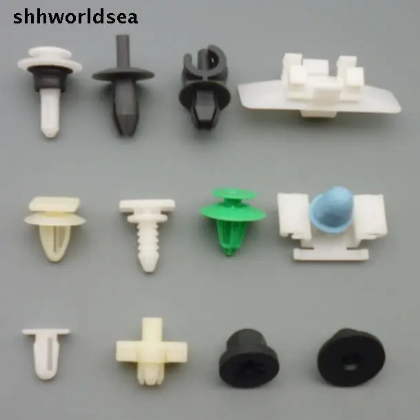 Shhworldsea 100pcs Barrel Nut Retainer Rocker Panel Moulding Clip Bumper Grille Retainer Door