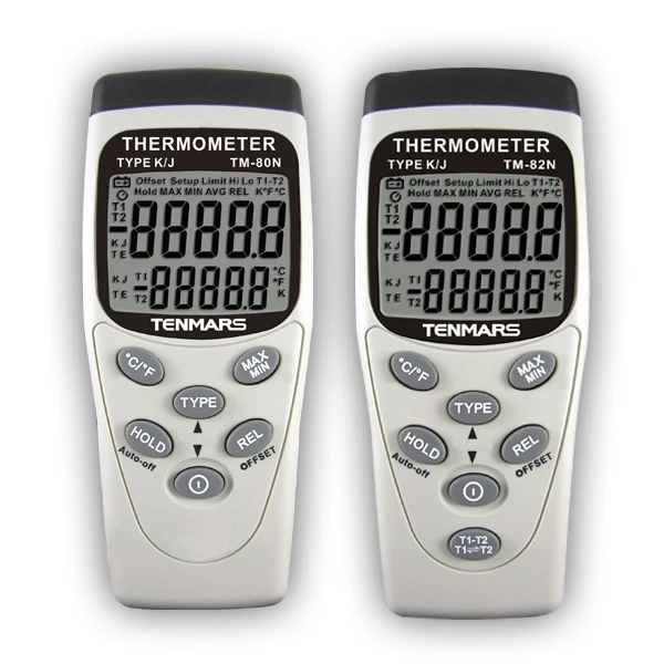 

Tenmars TM-82N Highly Accurate Dual Input Thermometer with 0.05% Basic Accuracy for Precise Measurment Temperature