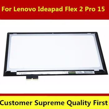 

NEW 15.6'' Touch Glass Digitizer + LCD Display Screen Assembly FHD IPS Panel LP156WF4 SPL1 For Lenovo Flex 2 Pro 15 with Frame