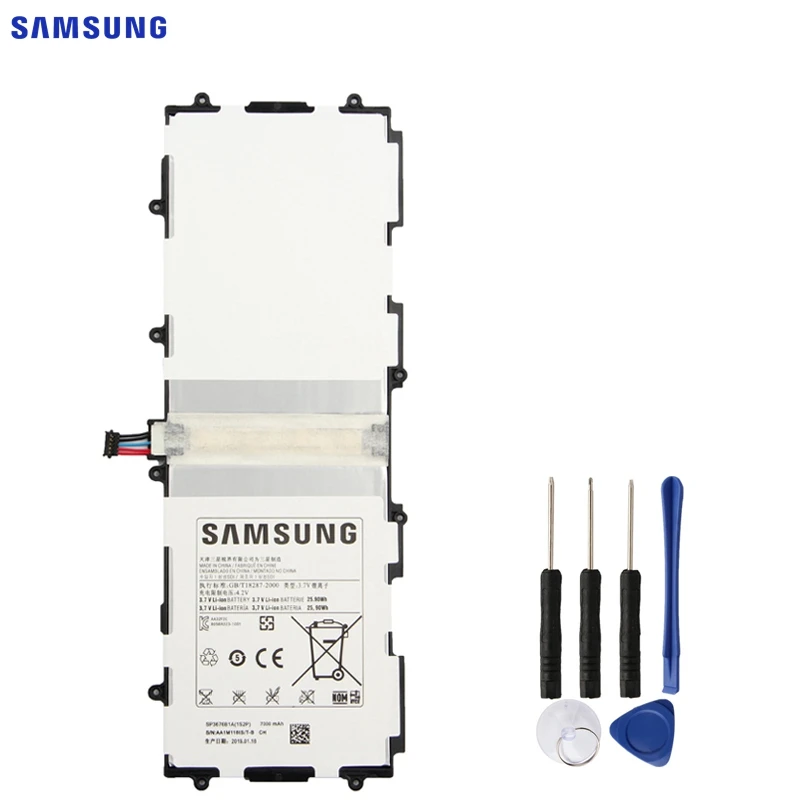 Billig SAMSUNG Original Tablet Batterie SP3676B1A Für Samsung Galaxy Note 10,1 GT N8000 P7500 P7510 P5100 P5110 N8010 N8020 P5113