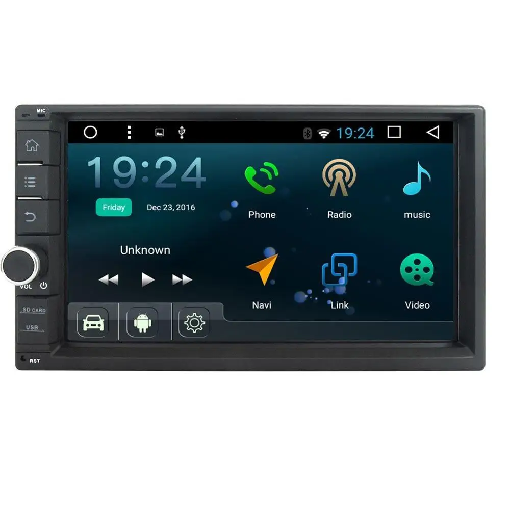 

GPS Navigation Car Stereo Android 6.0 2 Din 7'' In Dash Vehicle Radio Receiver Bluetooth WiFi 1080P Video Mirrorlink