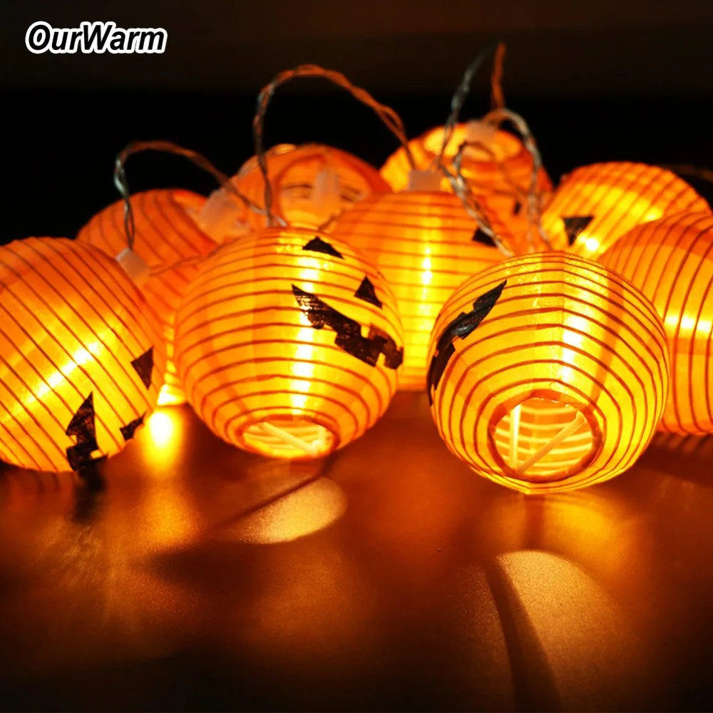 Ourwarm Pumpkin String Lights Decoration 1 2m 10 Ourwarm Pumpkin String Lights