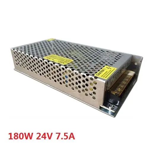 

Led driver 180W 24V 7.5A Single Output Adjustable Switching power supply unit for LED Strip light AC-DC Converter