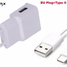 2А ЕС адаптер зарядное устройство для мобильного телефона+ type C USB кабель для передачи данных для Asus Zenfone 3 Deluxe ZS570KL, Zenfone 3 ZE552KL