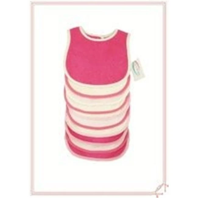 BornCare BCWC 06 Baby Bibs Snaps Solid - Pack of 10