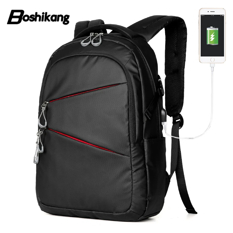 

Boshikang New Men Business Backpacks Waterproof High Quality Oxford Laptop Bag 15.6 Inch Notebook Bags Student School Travel Bag