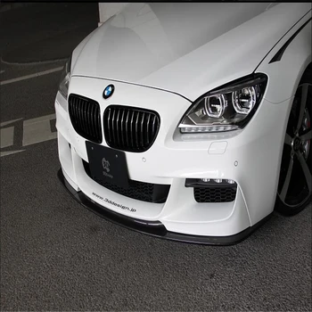 

OLOTDI Car Styling Carbon Fiber Front Bumper Lip Protector For BMW F06 F12 F13 M-TECH 2 pcs/set