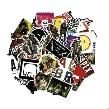 

TD ZW 68Pcs/lot Apex Legends Stickers For Snowboard Laptop Luggage Car Fridge DIY Styling Vinyl Home Decor Stickers Pegatina