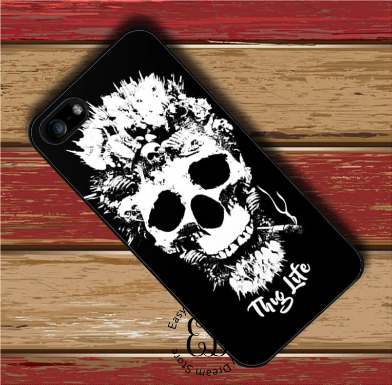 Чехол с черепом Thug Life для Huawei P7 P8 P9 p10 p20 p30 mate 8 9 10 20 pro lite Honor 10|case for huawei p7|case huaweicase plus |