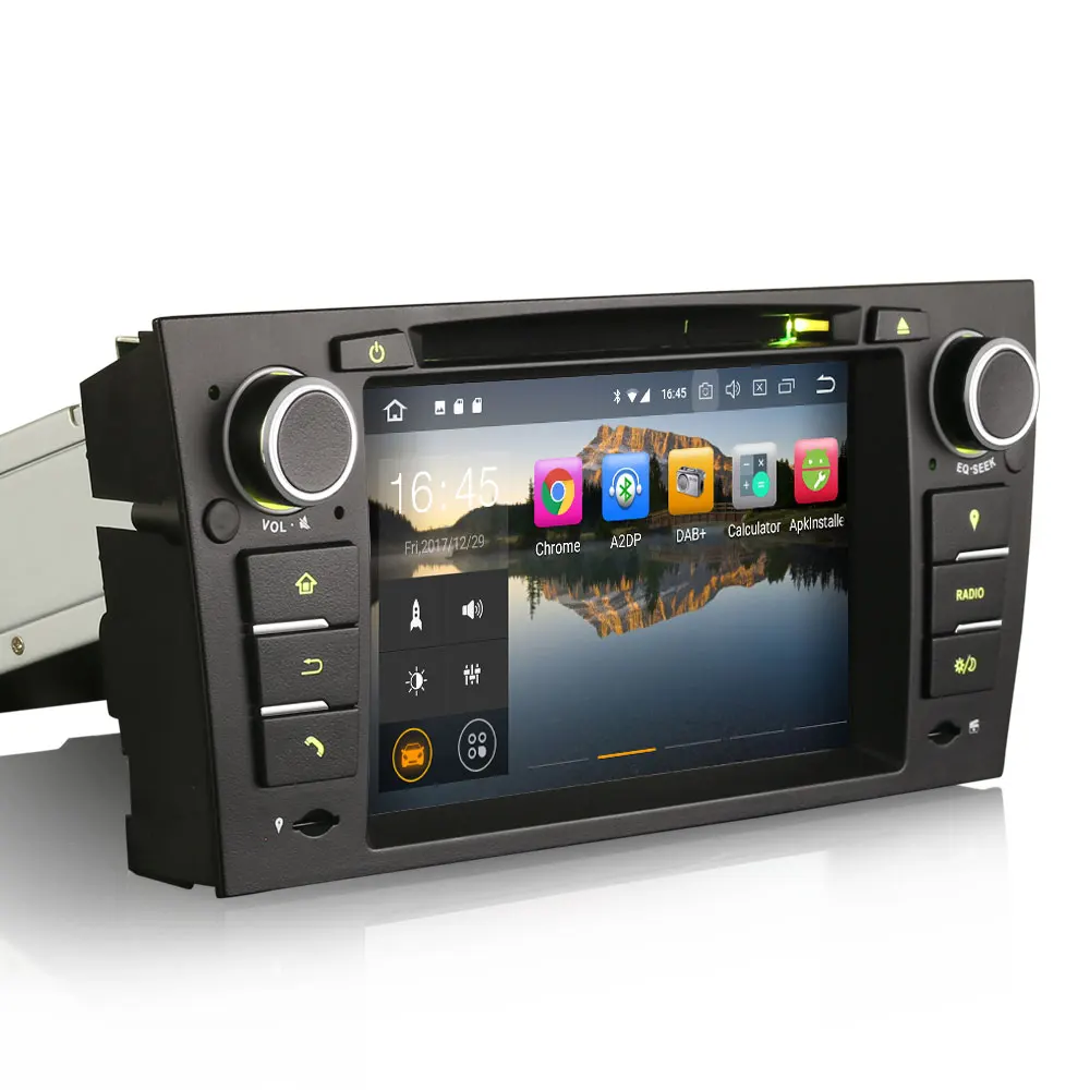 Erisin ES7867B 7 &quotAndroid 8 0 Восьмиядерный 4G RAM автомобильный DVD GPS радио DVR DAB + для BMW 3 серии