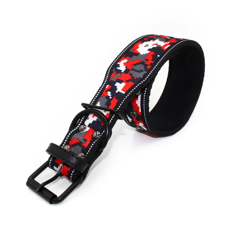 Heavy Duty Adjustable Pet Dog Collar for Small Medium Large Dogs Reflective Puppy Big Dog Collar Leash Chihuahua Beagle Collars