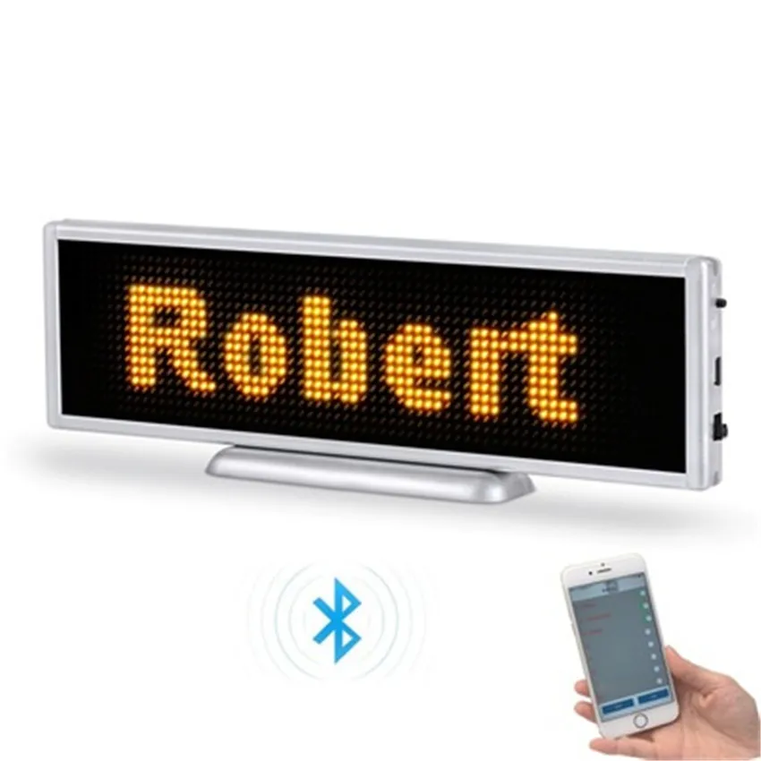 21 см P3mm Bluetooth letrero светодиодный знак программируемая Прокрутка Дисплей панель для магазина бизнес контроль светодиодный мобильное приложение DIY