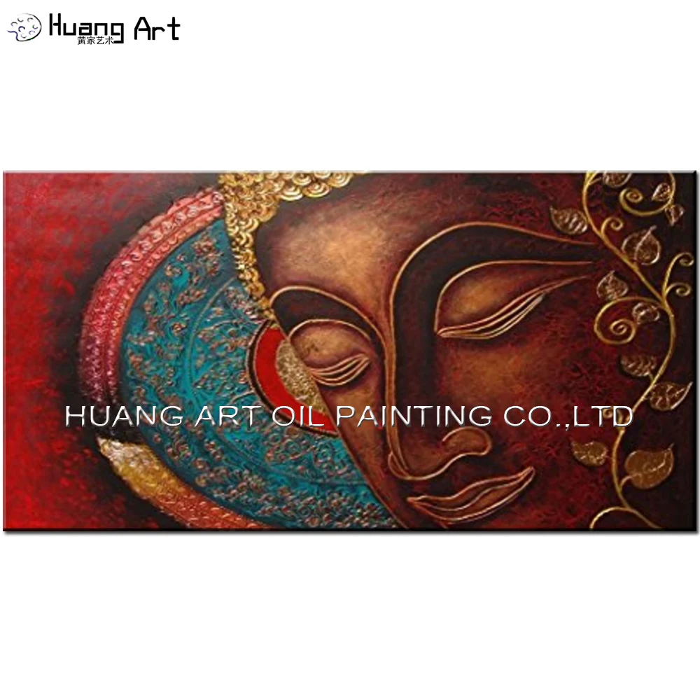 

Handcraft Modern Artwork High Quality Handmade Buda Oil Paints On Canvas Abstract Buda Portrait Oil Painting For Wall Decoration