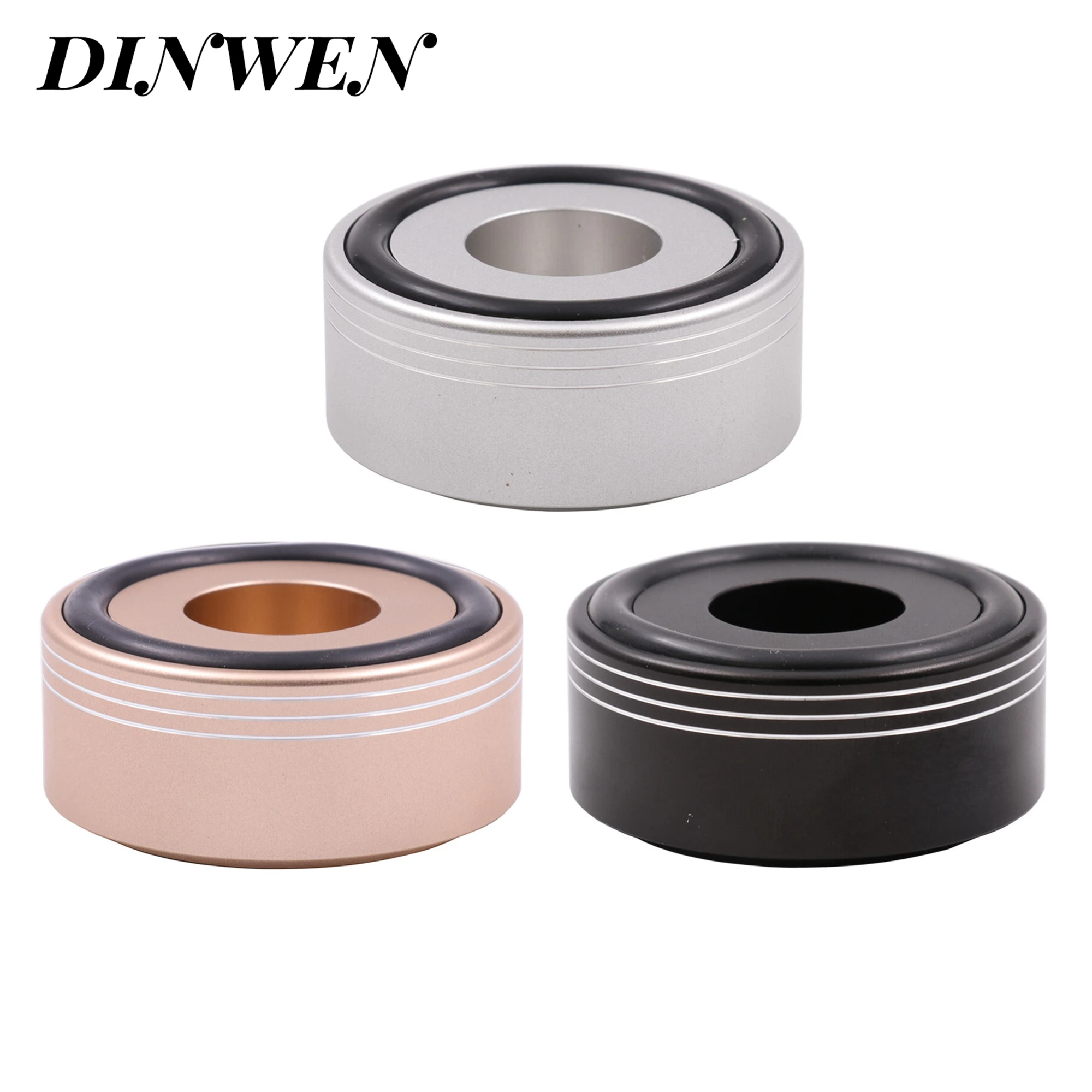 

1PC SPEAKER FEET 49x22mm Machined Aluminum Audio Equipment Isolation CD Player DAC Amplifier Turntable Stand Base Feet Pad DIY