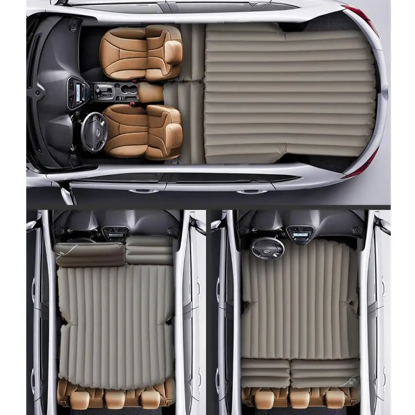 6/4 автомобильная кровать для путешествий, походная автомобильная кровать, портативный водонепроницаемый автомобильный матрас, надувной матрас для автомобиля, 175*130*10 см