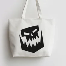 Для Black Ork Insignia Холщовая Сумка-тоут сумка для покупок с персонажем из мультфильма шоппер продуктовая сумка GA840