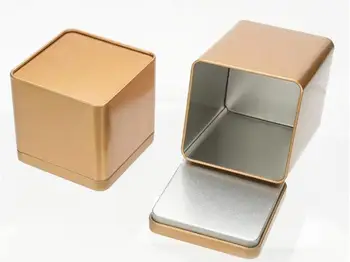 

50pcs/lot 90*90*85mm Metal Silver Metal Box Storage Container Food Tea Mint Gift Packaging Multi Shaped Free Shipping SN1031