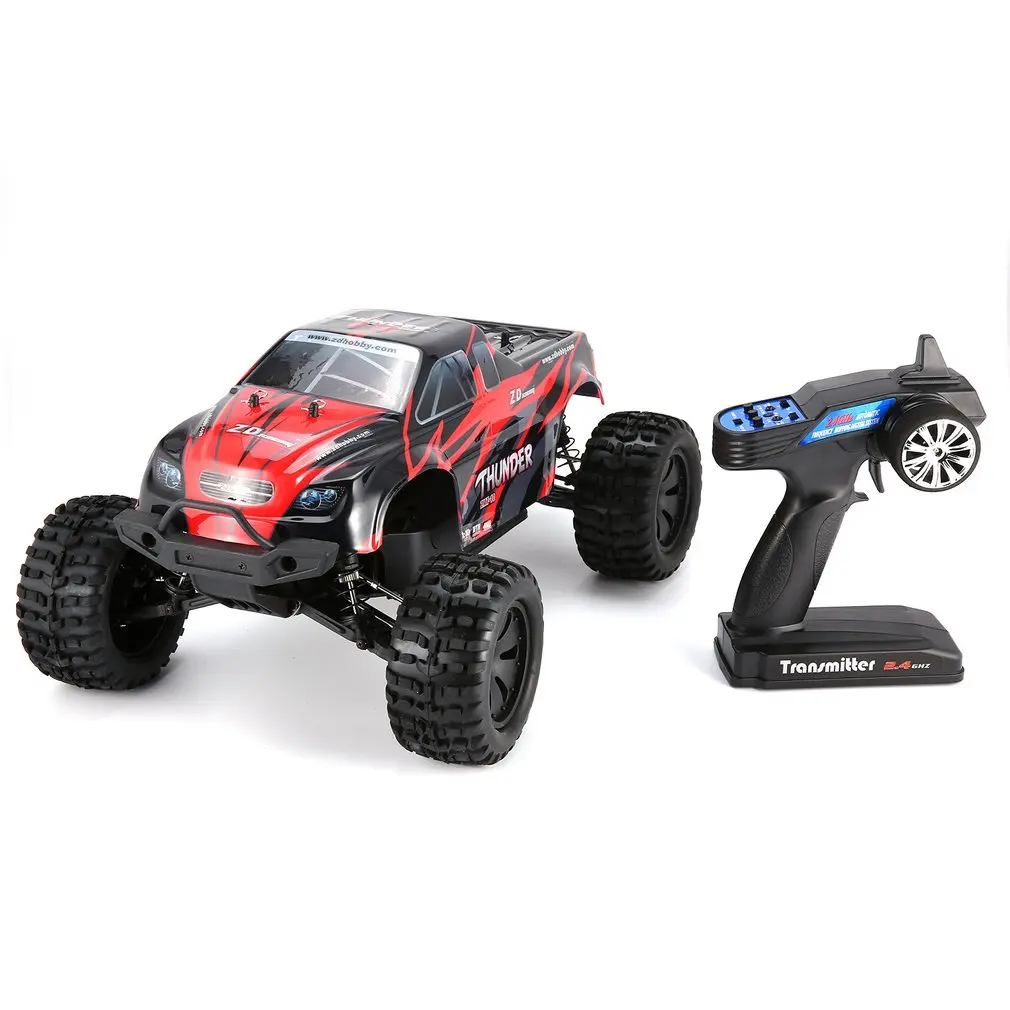 

1/10 Thunder 4WD Brushless 70KM/h Racing RC Car Bigfoot Buggy Truck RTR Toys Remote Control Vehicle Climbing Car RC Model US/EU