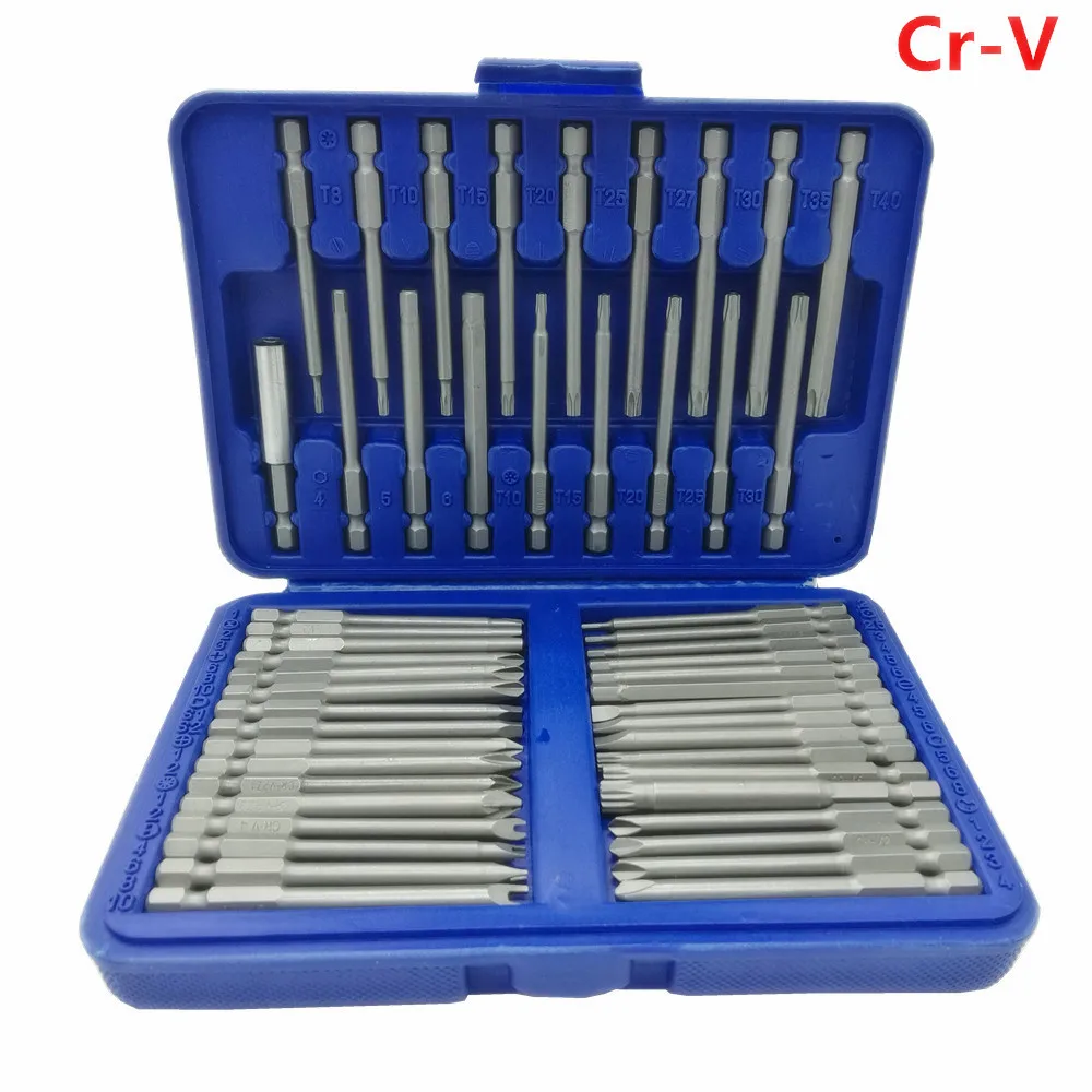 Julydream50PCExtraLongBitSet75mmLongCrVQuickRelease