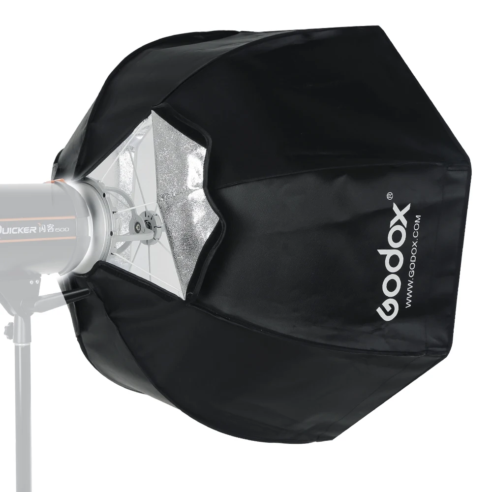 Godox SB-UE 120 см 47 дюймов портативный восьмиугольный Зонт софтбокс с сотовой сеткой для Bowens Mount Studio Flash софтбокс