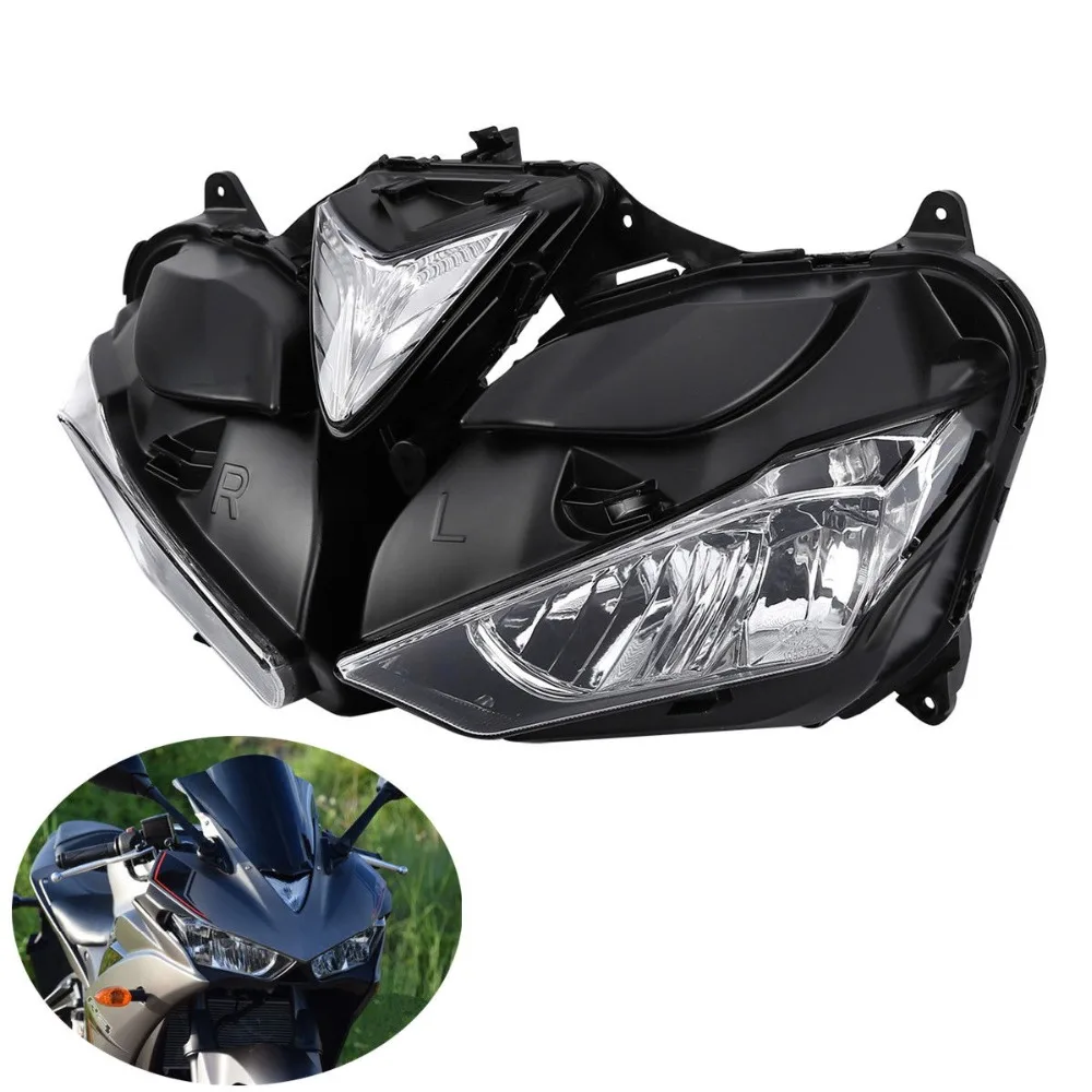 Передний налобный фонарь в сборе из АБС-пластика для Yamaha YZF R3 R25 2013-2016 2015 |
